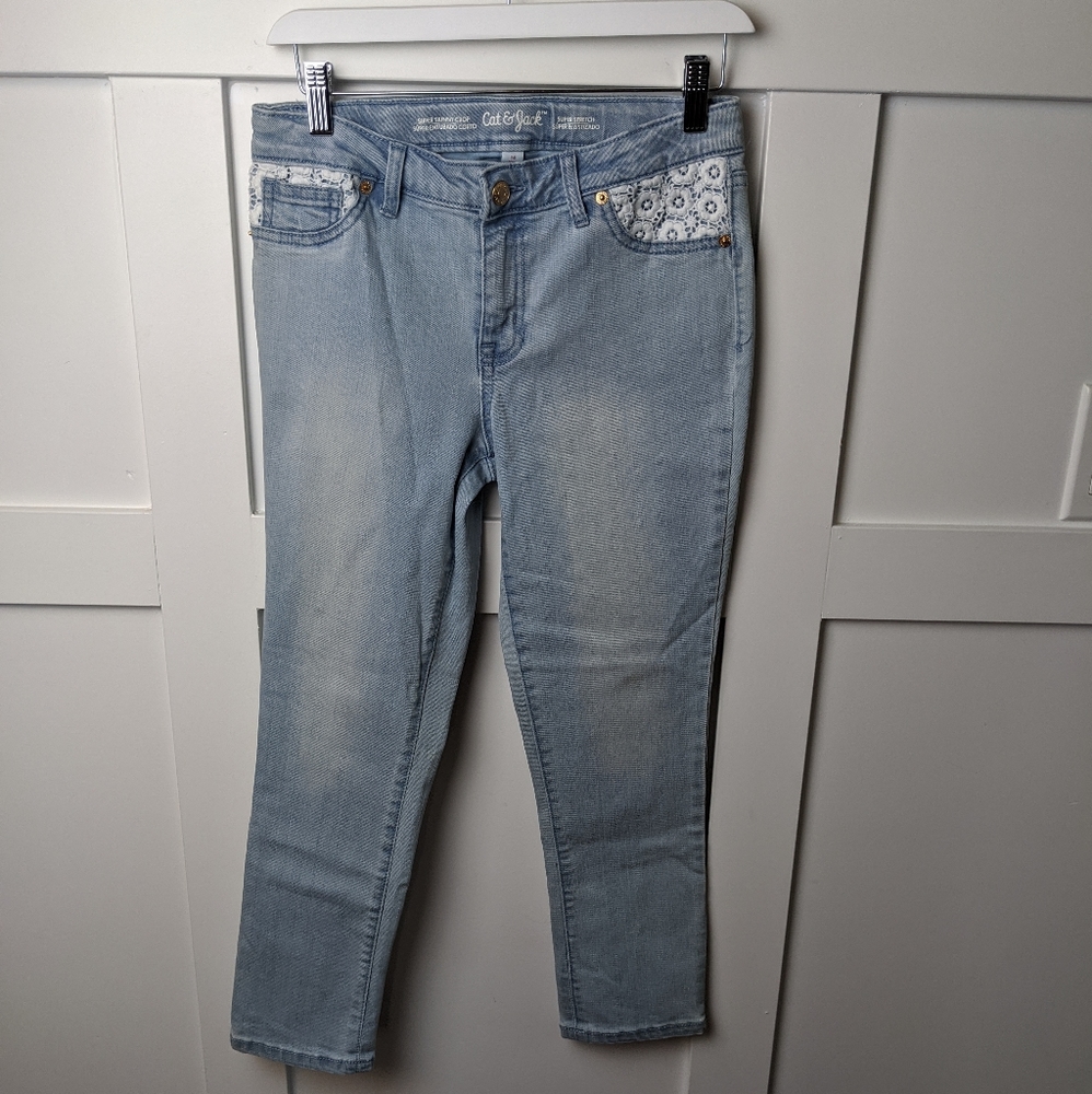 Girls denim jeans.